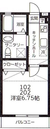 ロワール行徳Ⅲの物件間取画像